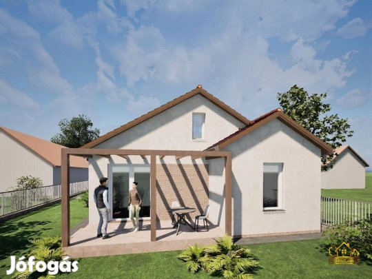 Dömsödön tárolóval érintkező nettó 77 m2-es ikerházi lakás! 1241