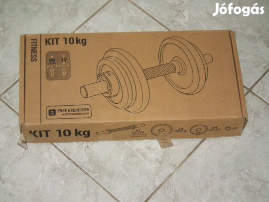 Domyos dobozos újszerű kézi súlyzó, egykezes, öntöttvas