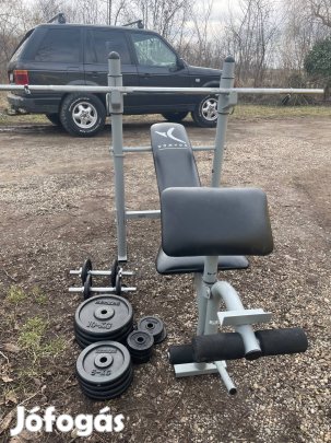 Domyos fekpad + súlyok