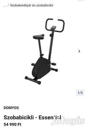 Domyos minöségi szobakerékpár eladó újszerű állapotban/150kg/