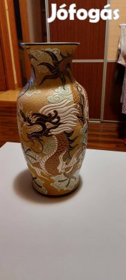 Dona vietnámi  kézzel festett padlóváza 40 cm.