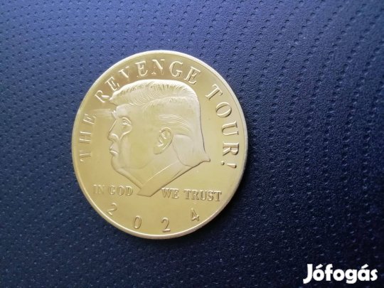 Donald J. Trump aranyozott emlékérem Az USA elnöke szép db