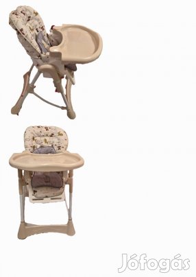 Dönthető háttámlájú Chipolino etetőszék