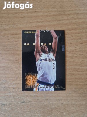 Donyell Marshall Fleer 1995-96 Rookie Sensation #215 kosaras kártya