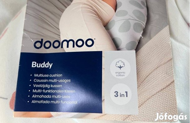Doomoo Buddy terhességi és szoptatós párna Bio pamut (Cseresznyés)