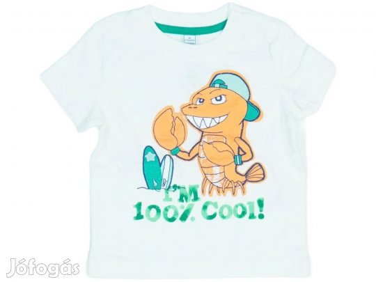 DopoDopo Új (címkés) Fiú Póló (Méret: 80)