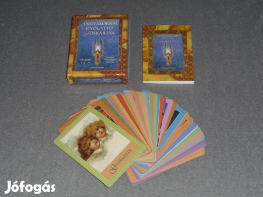 Doreen Virtue - Angyalokkal gyógyító jóskártya - 44 lapos kártyacsomag