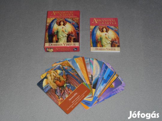 Doreen Virtue - Arkangyal jóskártya - 45 lapos kártya, útmutató könyvv