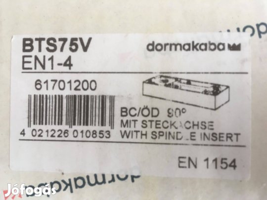 Dormakaba BTS75 padló ajtócsukó