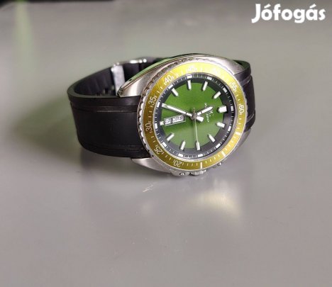 Dorochron Day-date férfi quartz karóra zöld