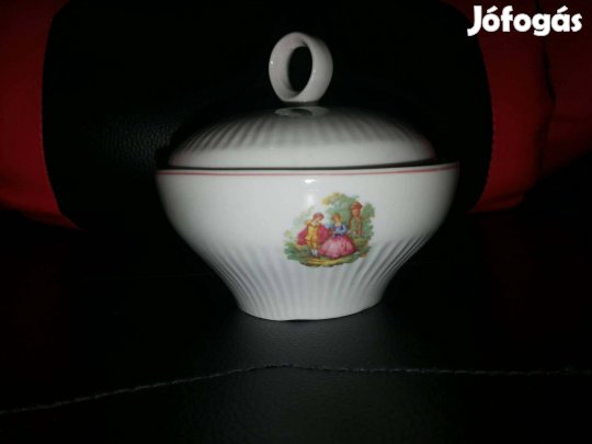 Dorogi fedeles porcelán cukortartó vagy bonbonier