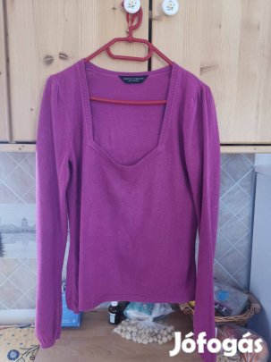 Dorothy Perkins ciklámen 40-es pulóver - akril