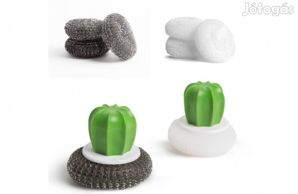 Dörzsi Szivacs mosogató szivacs szett - 2 db markolat + 8 db dörzsi