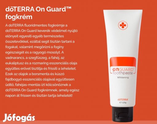 Doterra on guard fogkrém 125 g.fehérítős