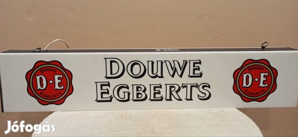 Douwe Egberts neonos reklám tábla 