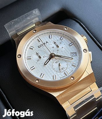 Doxa D-Sport Kronográf Rózsaarany Acél-Új