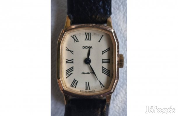 Doxa női karóra-elegáns svájci,arany színű