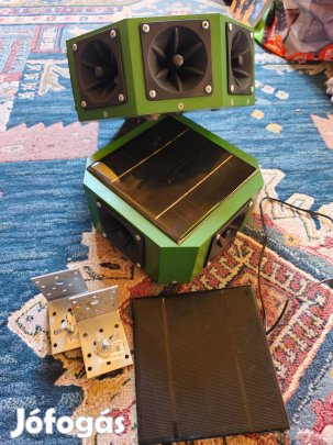 Doxmand VR 4 és VR 8 napelemes ultrahangos vadriasztók + napelem