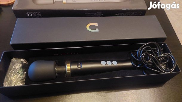 Doxy Die Cast 3 masszírozó, 28x4,5 cm, fekete, 350 g, 3 m kábellel