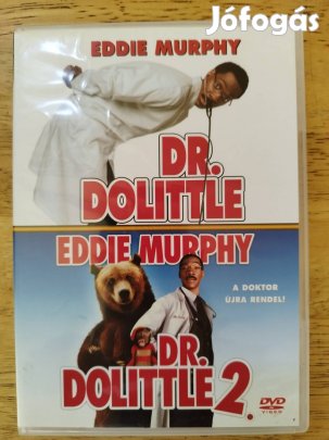 Dr Dolittle 1-2 duplalemezes újszerű dvd Eddie Murphy 