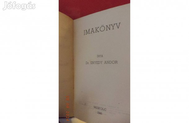 Dr Enyedy Andor Imakönyv
