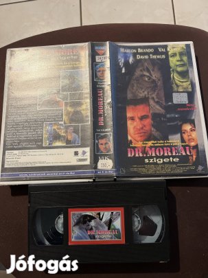 Dr Moreau szigete scifi vhs 