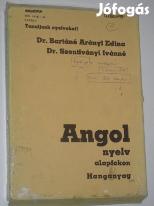 Dr. Bartáné - Dr. Szentiványi Angol nyelv alapfokon - Hanganyag (4db