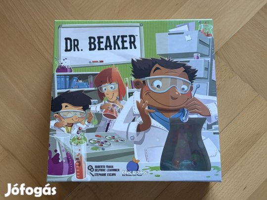 Dr. Beaker Lombik doktor társasjáték fejlesztő játék új bontatlan