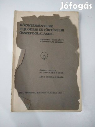 Dr. Bruckner Győző - Közintézményeink fejlődése és történelmi össz