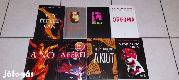 Dr. Csernus Imre könyvcsomag - 8 db egyben