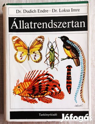 Dr. Dudich Endre: Állatrendszertan -főiskolai tankönyv ( 1975 )