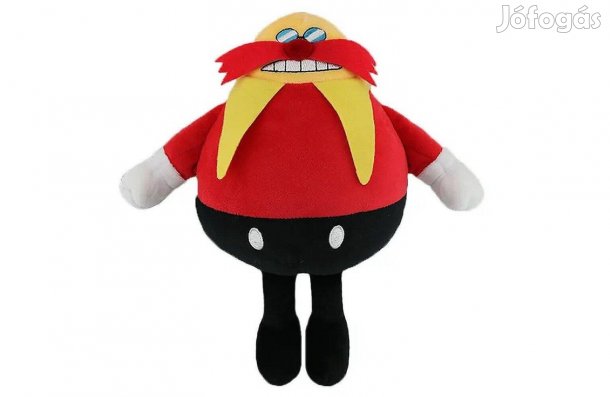 Dr. Eggman jellegű plüss 20 cm - Sonic a sündisznó