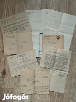 Dr. Franciszczy Dániel békéscsabai körorvos papír hagyatéka