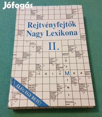 Dr. Garami László: Rejtvényfejtők Nagy Lexikona 2. kötet könyv