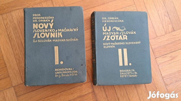 Dr. Orbán Mendreszóra: Szlovák szótárak, könyv