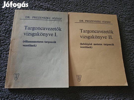 Dr. Prezenszki József - Targoncavezetők vizsgakönyve I-II.