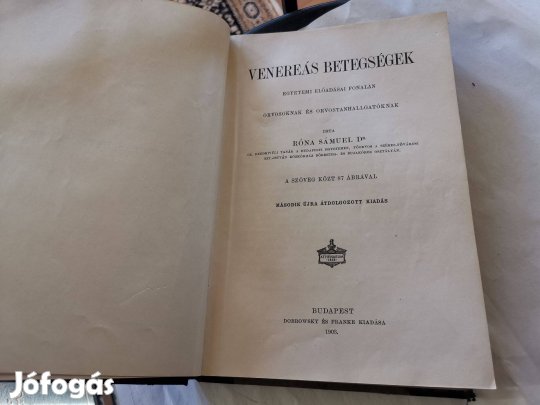 Dr. Róna Sámuel - Venereás betegségek (1903) - nemi betegségek antik