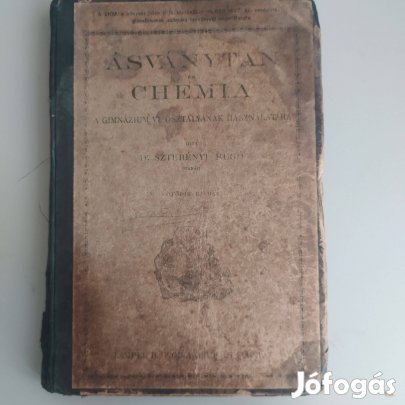 Dr. Szterényi Hugó Ásványtani könyv 1907-ből Ritka!
