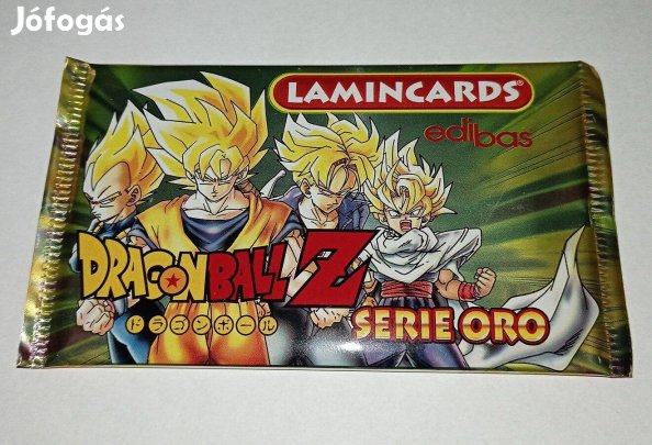 Dragon Ball Z Lamincards Serie Oro bontatlan kártya csomagok