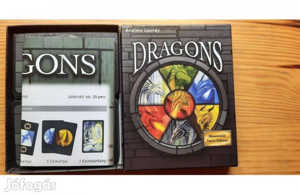 Dragons -sárkányos stratégiai társas kártyajáték Új