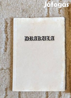 Drakula OSZK W. Salgó Ágnes ősnyomtatvány hasonmás reprint fakszimile