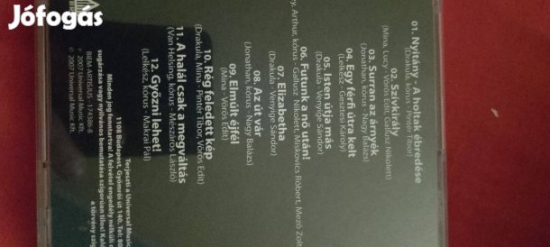 Drakula musical CD eladó