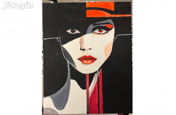 Drámai arc festmény