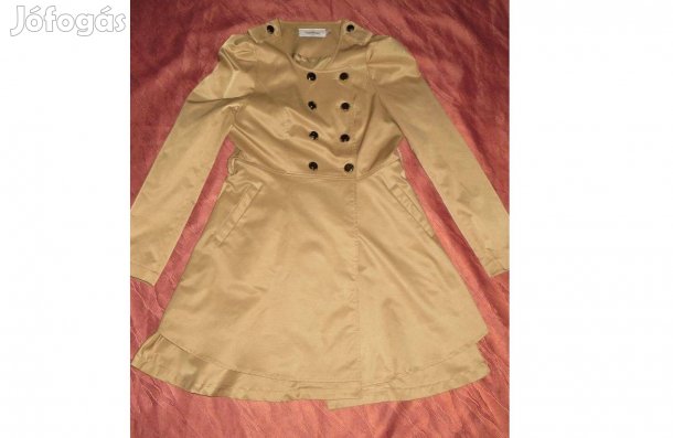 Drapp átmeneti dupla aljú kabát Hopeshow Classic