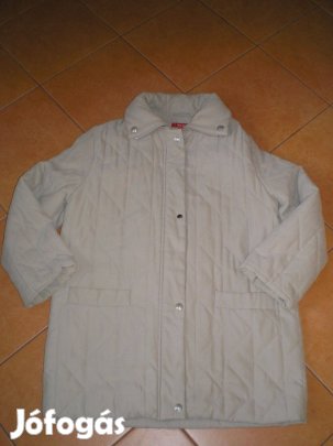 Drapp színű női téli átmeneti kabát XL-es XL pille könnyű újszerű