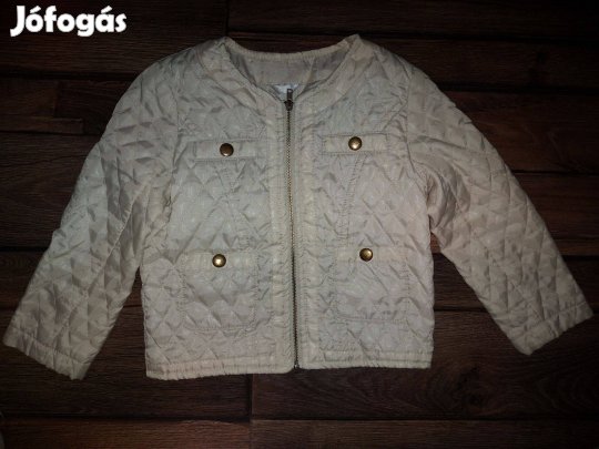 Drapp színű steppelt tavaszi kabát