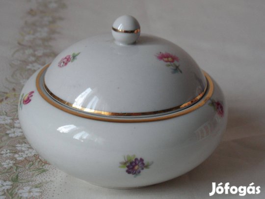 Drasche porcelán bonbonier, cukortartó