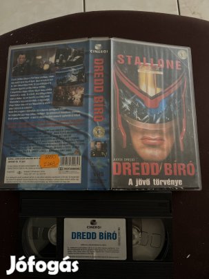 Dredd bíró scifi vhs 