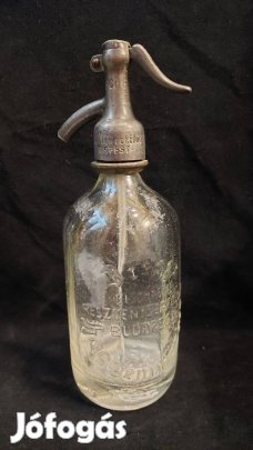 Dreher Elsőmagyar Részvényserfőzde Budapest Lóránt Jenő szódásüveg