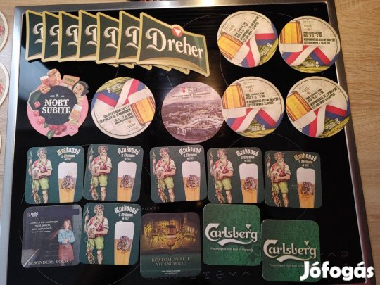 Dreher és más söralátétek gyűjtőknek 300Ft/db